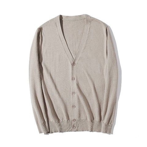 Classic Ragg Wool Sweater, Button-Front Cardigan  | Womens  Sweaters Clothing Natural