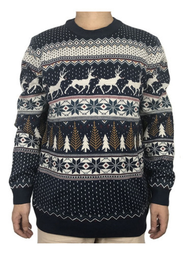 Classic Ragg Wool Sweater, Crewneck, Fair Isle  | Mens  Sweaters Clothing Mens