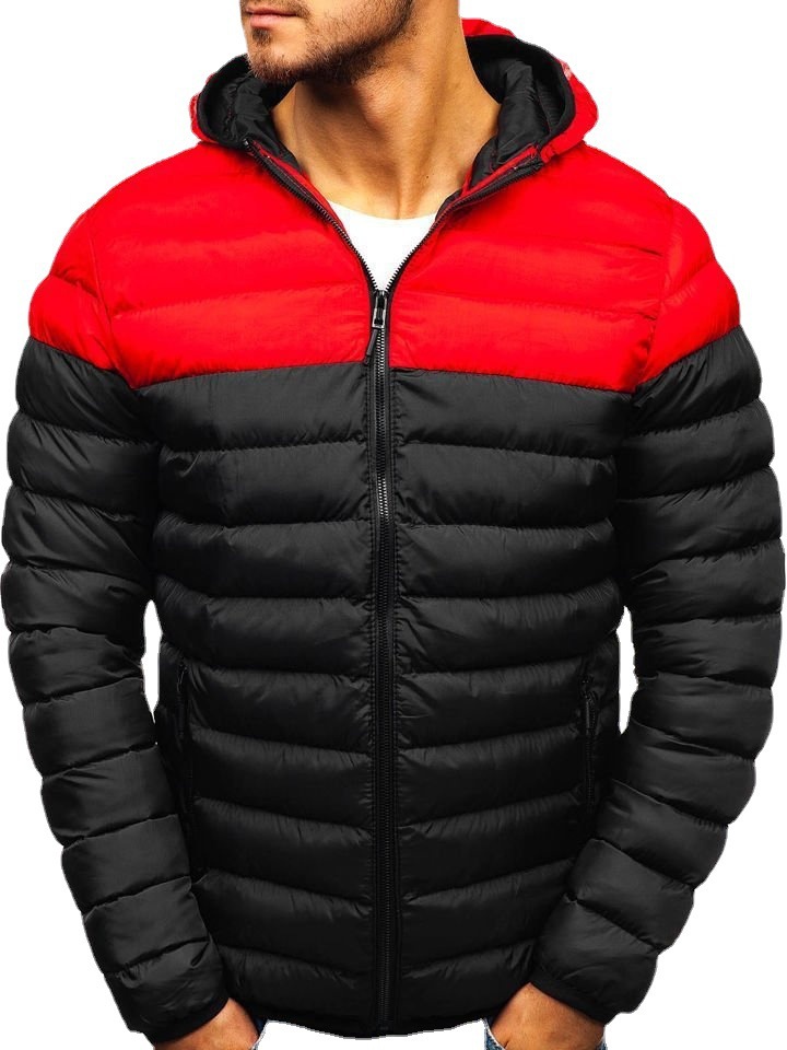 Down Jacket, Colorblock  | Mens  Insulated Jackets Insulated Jackets Burgundy