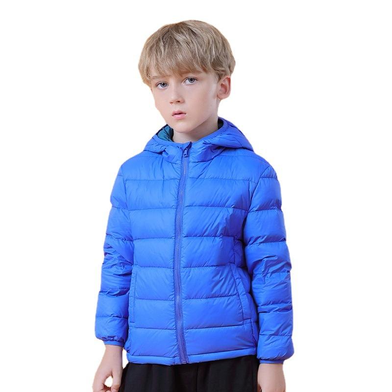 Infants’ And Toddlers’ Down Jacket, Colorblock  | Kids  Jackets & Vests Jackets & Vests Bright Sapphire