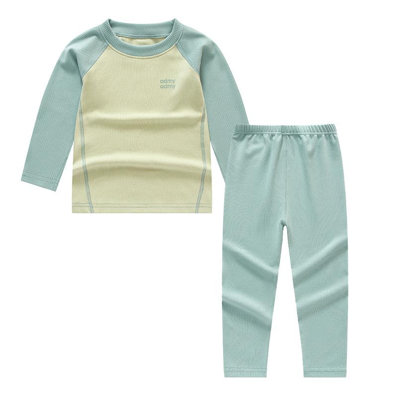 Infants’ And Toddlers’ Fitness Fleece Long-Sleeve Tee/Pants Set, Colorblock  | Kids  Bottoms Clothing Bottoms