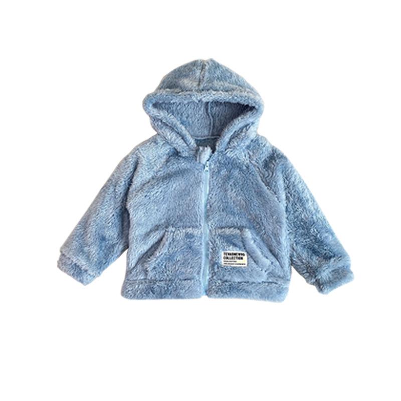 Infants’ And Toddlers’ Hi-Pile Fleece Jacket  | Kids  Tops Clothing Bright Navy