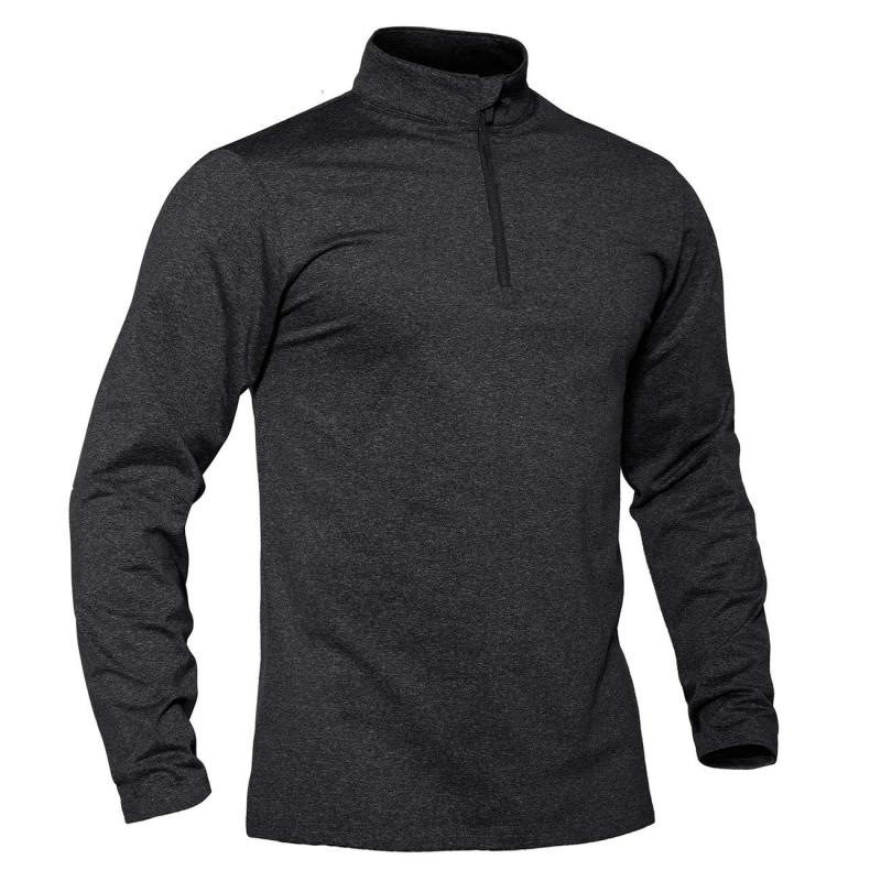 Midweight Base Layer Crew Top, 1/4 Zip  | Mens  Base Layers Base Layers Base Layers