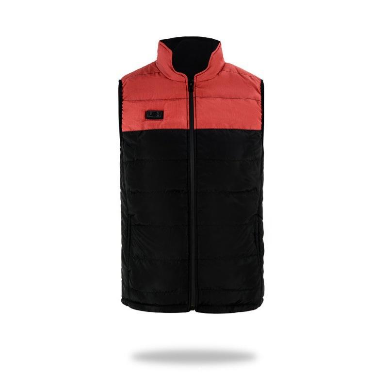 Mountain Classic Puffer Vest, Colorblock  | Womens  Vests Outerwear Adobe Red