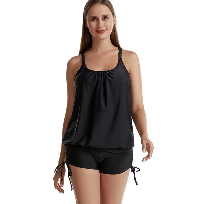 Shaping Swimwear, Blouson Tanksuit  | Womens  Swimwear Clothing Black