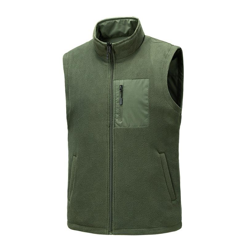 Sherpa Vest  | Mens  Fleece Clothing Adobe Red